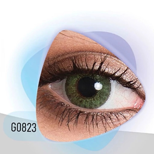 لنز رنگی سالانه کلیر ویژن سبز G0823