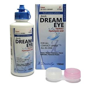 مایع لنز دریم آی DREAM EYE کره ای حجم 150 میل و 80 میل