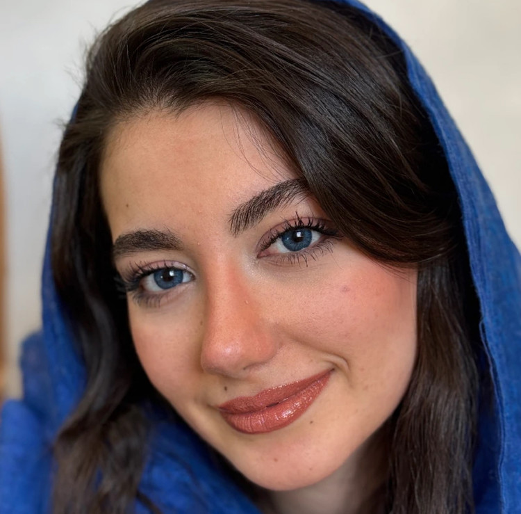لنز رنگی اپتی کالر opti color آبی با دور محو رادیکس بلو
