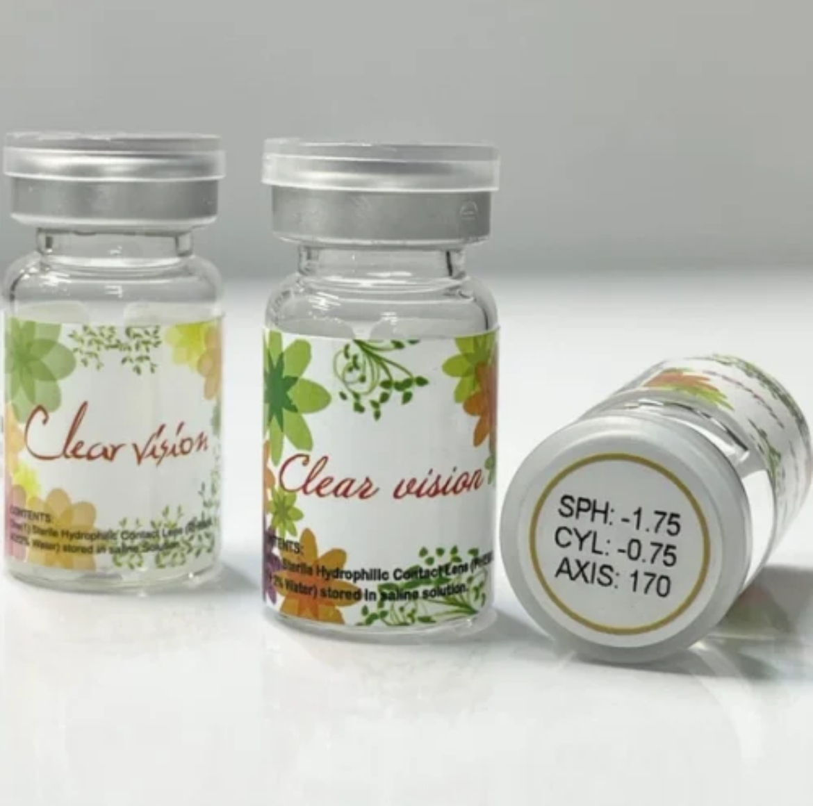 لنز طبی بدون رنگ کلیر ویژن آستیگمات ( توریک)