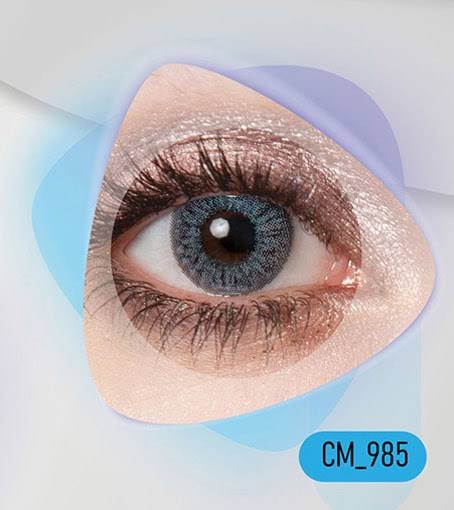 لنز رنگی سالانه کلیر ویژن طوسی CM985